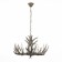 Suspended chandelier ST LUCE. SL154.703.06. Corna. 6x40 watts, E14, 65x65x37 cm, color gray color