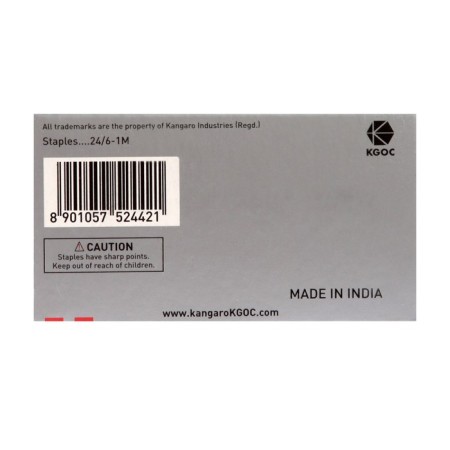 Staps for the Kangaro stapler No. 24/6-1, steel, eco, 1000 pieces-4