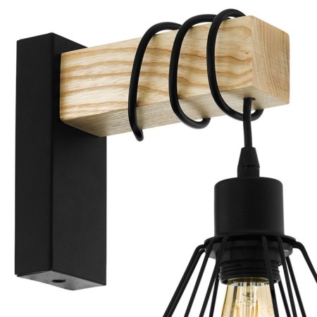 Bra Townshend 5, 1x10W E27, brown color, black-3