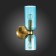 Sconces st. SL1180.211.02. Treviso. 2x40 watts, E14, 12x36 cm, golden color