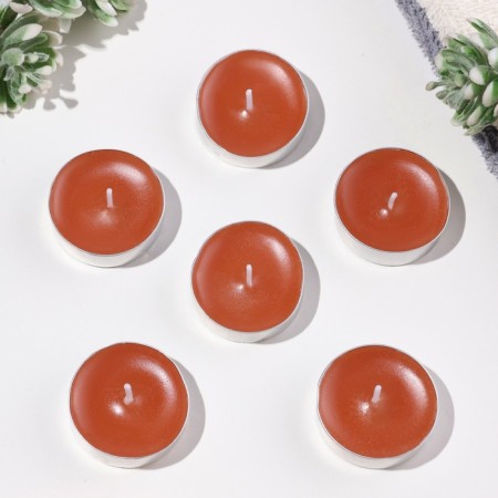 Candles of tea flavored "cappuccino" in gift boxes, 18 pcs-1