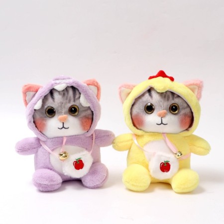 Soft toy "cat in a suit", Mix color-4