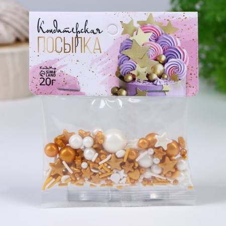 Confectionery sprinkling "Frost and Sun", 20 g-1