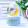 Souvenir Polystone Water Ball Light, music "Baby for a month" MIX 12x8.5x8.5 cm