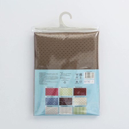 The bathroom curtain "Diamond", 180 × 180 cm, beige color-3