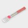Forceps kitchen shares "brightness", 201 steel, 28.5 × 4.5 cm, red color