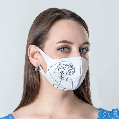 Mask from neoprene reusable, "I- Dream"-5