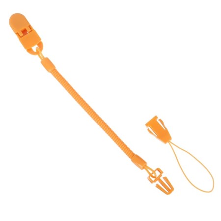Nipple - orthodontic dummy, silicone, +6 months, with the holder Orange color-10