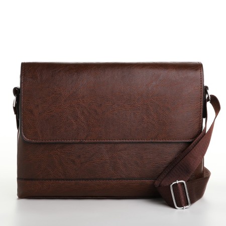 Male bag, brown color-1
