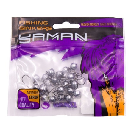 Jig ball without a neck Yaman, packaging 20 pcs., Hook Kumho 2312, 3.5 g-2