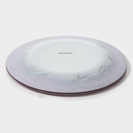 Plate dessert shade "Lavender branch", D = 20 cm-2
