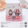 Bracelet-reinforcing “Red thread” Happy Family Sisters, set 2 pcs., Color silver, D = 5.5 cm