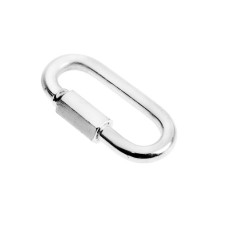 Carabiner of screw tundra Krep, M8, galvanized, 1pc
