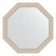 Mirror in the baguette frame, poisoned silver 52 mm, 54x54 cm
