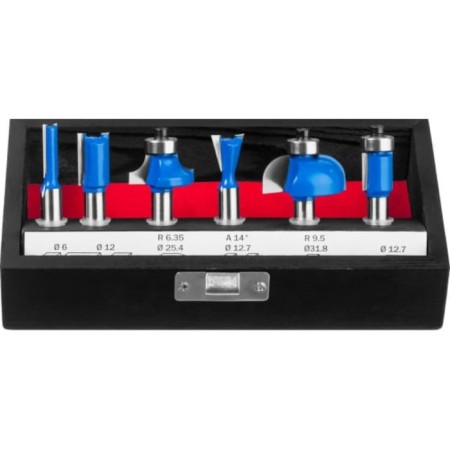 Set of milling bison 28795-H6, profile, on wood, 6 pcs.-1