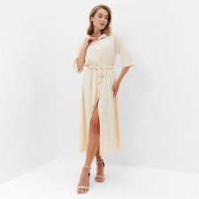 Women's dress minku: enjoy Beige color, rr 44