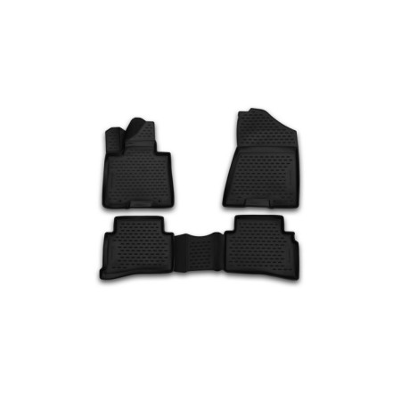 3D mats in Kia Sportage salon, 2016-2016, 4 pcs. (polyurethane)