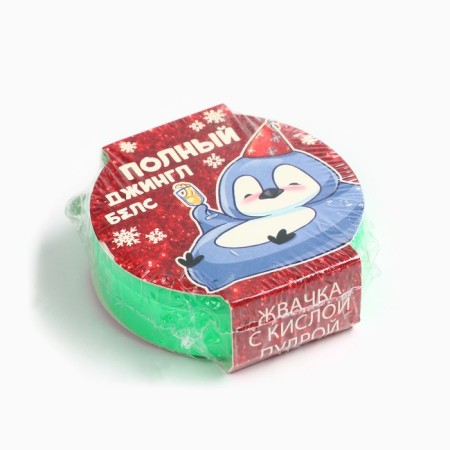 New Year! Chewing gum with acidic powder "Full Jingle Bals", 15 g-6