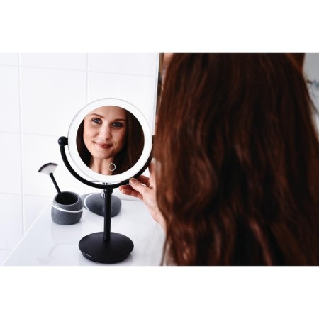 Mirror Cosmetic desktop Moana Ridder, LED, sensor, black color, 1x/5x-liability-2