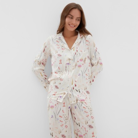 Пижама женская (рубашка и брюки) KAFTAN Spring р. 48-50-7