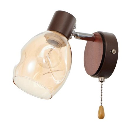 Bra with a switch 5938/1 E14 40W coffee-chrom 15x12x16 cm