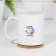 A set of mugs for two, sublimation "Cookies with milk", 2 circles, 320 ml