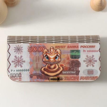 Casket "Five thousand" 17x8.5x3.5 cm-2