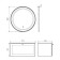 Comforty Mirror "Yerevan-80" LED lighting, sensor, anti-recovery, gray silk