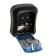 Key with a code lock, size 12x9.6x4 cm, blue color