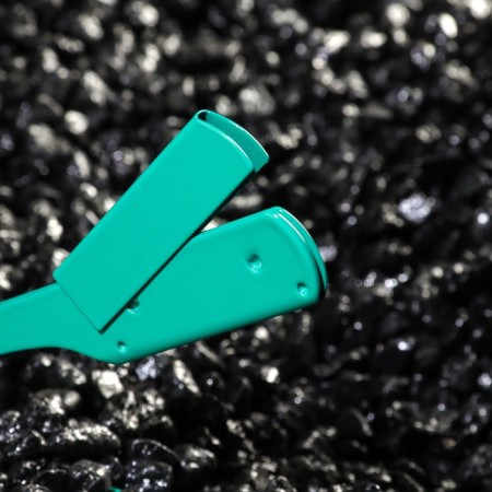 Dangerous razor Shavett (without blades) made of stainless steel, turquoise matte-2