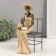Polystone souvenir "Lady in Beige with a child" 13x12.5x24 cm