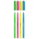 Ballic handle Schneider "Vizz f Neon", node 0.8 mm, blue ink, transparent case, neon mix