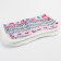 Hand clutch, knitted pink color