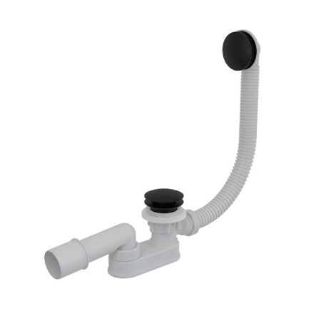 ALCAPLAST A507BLACK, CLICK/CLACK, length 57 cm, black matte