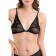 Bralett Erolata Odette, with a fasting in front, color black, size 54-56