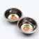 A set of 2 relief bowls on a stand, 2 x 450 ml