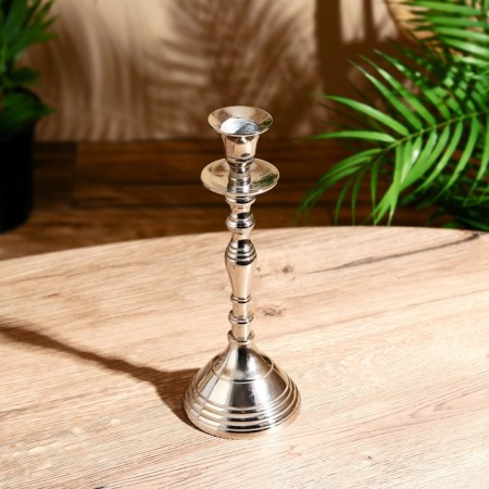 Aluminum "Antiquity" for 1 candle 9x9x23 cm-2