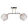 Acapulko chandelier 2x60W E27 is brown, gold 48x28x24cm