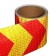 Reflective tape, self-adhesive, red-yellow, 10 cm x 5 m