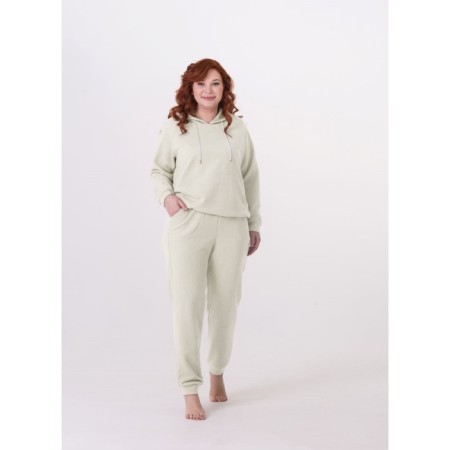 Female suit, size 54, milk color