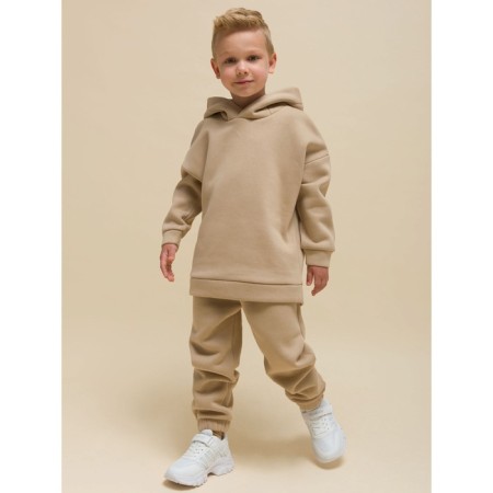 Baby sweatshirt, height 116 cm, sandy color-4