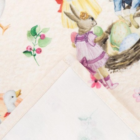 Apron Ethel "Easter hares" 60x70 cm, 100% HL, sarzha 190 g/m2-4