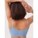 Female top on thin straps in the rubber Mirey Top V-Cutout Spala Stretta, size 42-44, color forget-me-down