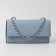 A chain for a bag, with carbines, metal, flat, 19 × 15 mm, 30 cm, silver color