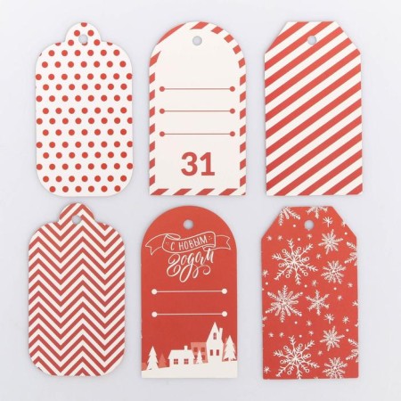 A set of nameplate "unforgettable New Year", 17.5 x 14 cm, New Year-3