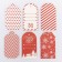 A set of nameplate "unforgettable New Year", 17.5 x 14 cm, New Year