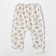 Pants for children, beige color/bears, height 62 cm