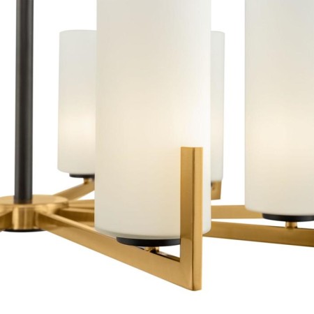 Chandelier Maytoni Mod089PL-10BS, 10KHE27, 40W, 86x86x76.4 cm, black color and brass-1