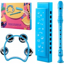 Percussion set 3 objects Easttop DF300 Blue