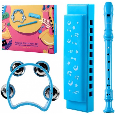 Percussion set 3 objects Easttop DF300 Blue
